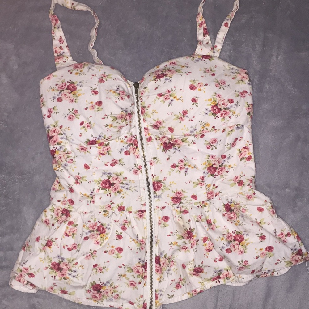 girly peplum top